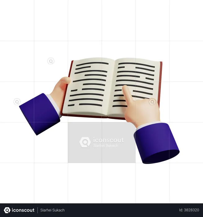 Book  3D Illustration