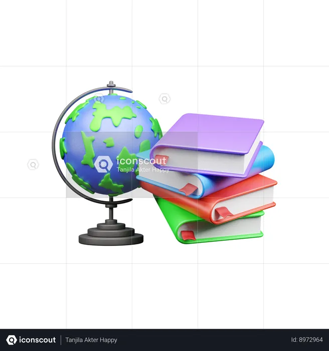 Book Day  3D Icon