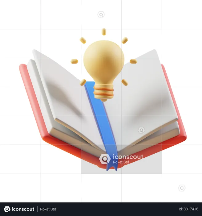 Book Ideas  3D Icon