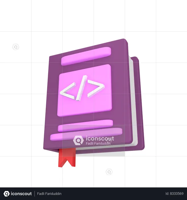 Book Programming  3D Icon