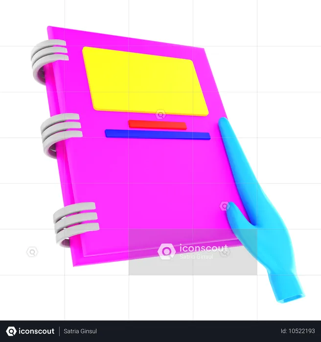 Book reader  3D Icon