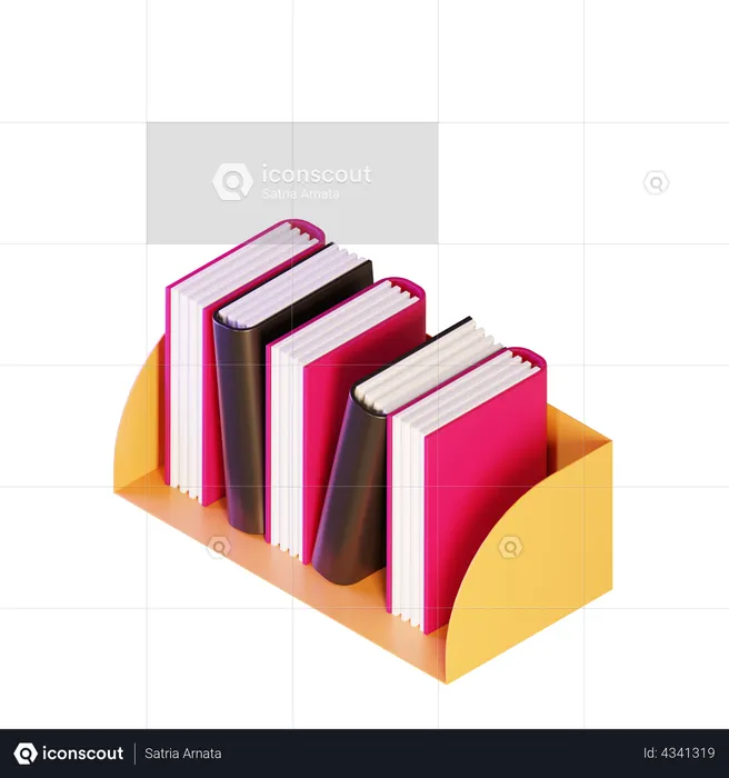 Book Stand  3D Illustration