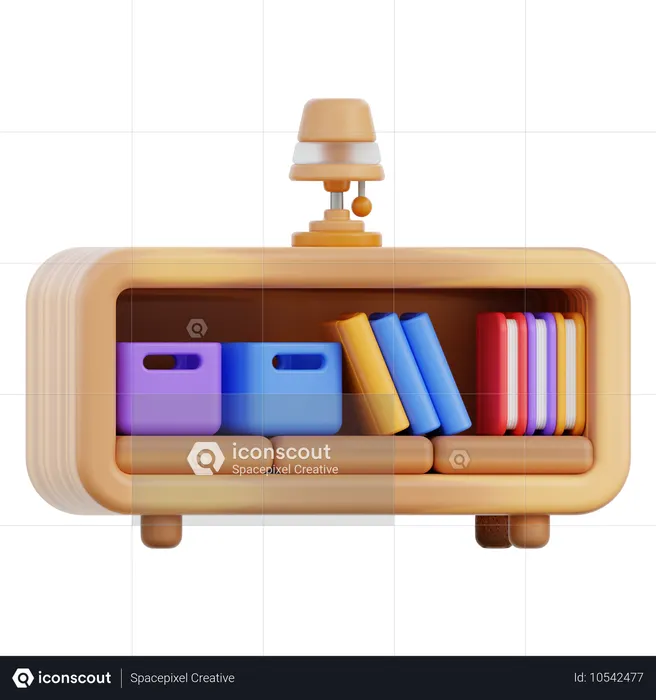 Bookcase  3D Icon