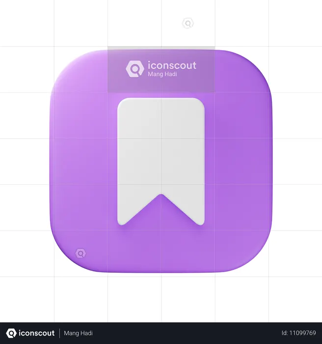 Bookmark  3D Icon