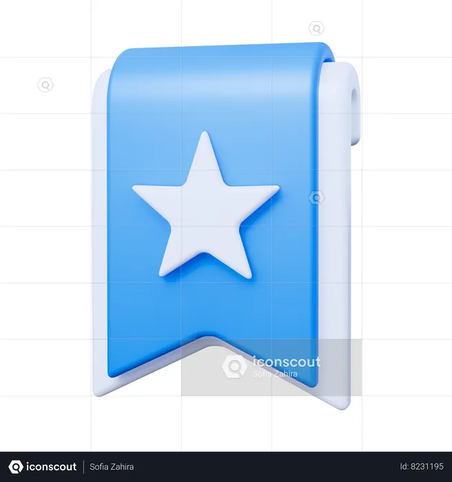 Bookmark  3D Icon
