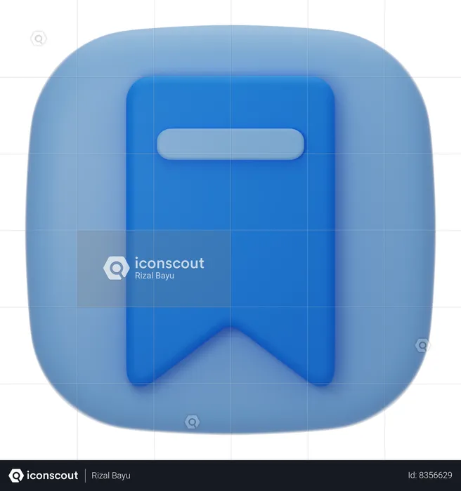 Bookmark  3D Icon