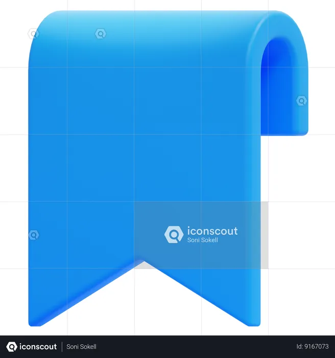 Bookmark  3D Icon