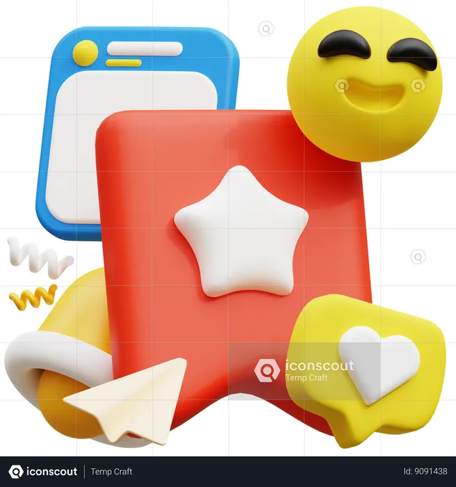 Bookmark  3D Icon