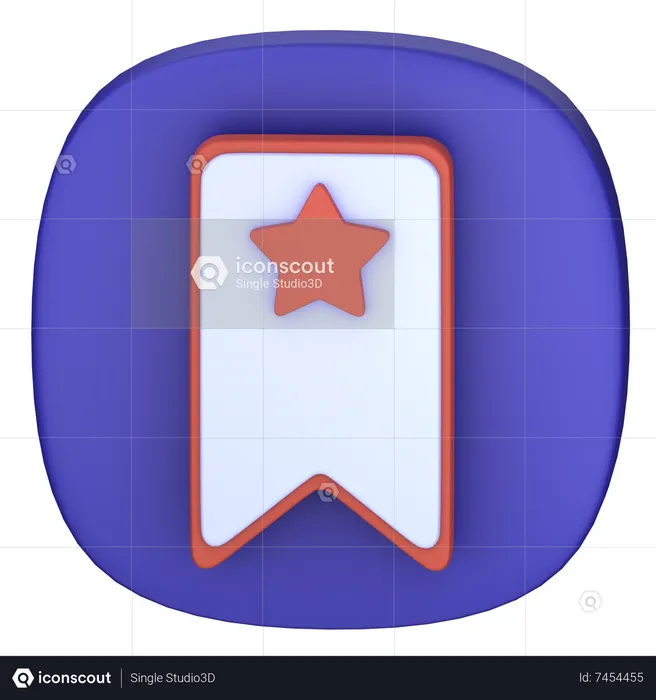 Bookmark  3D Icon