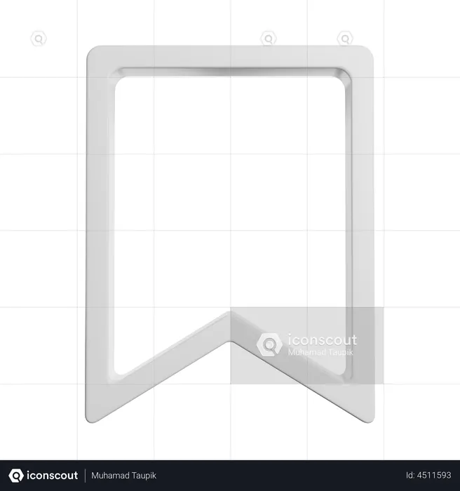 Bookmark  3D Illustration