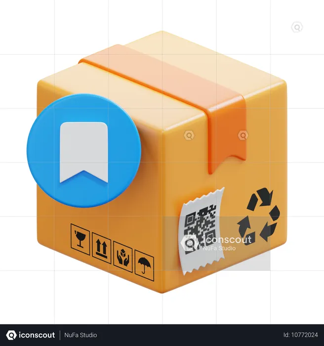 Bookmark Box  3D Icon