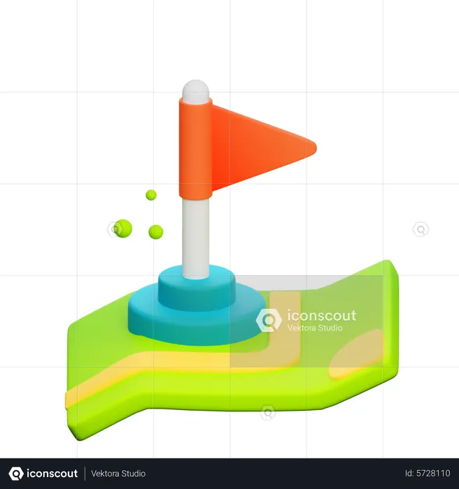 Bookmark Location  3D Icon
