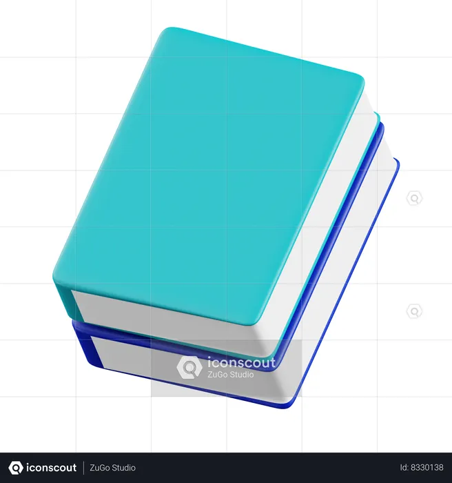 Books  3D Icon