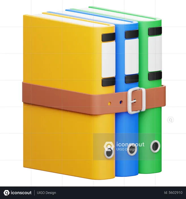 Books  3D Icon
