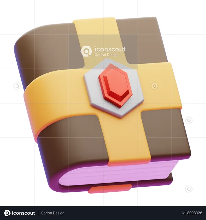 Books  3D Icon