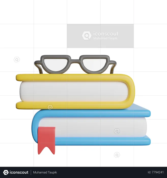 Books  3D Icon