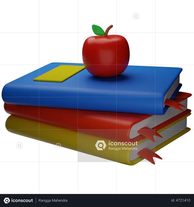 Books  3D Illustration