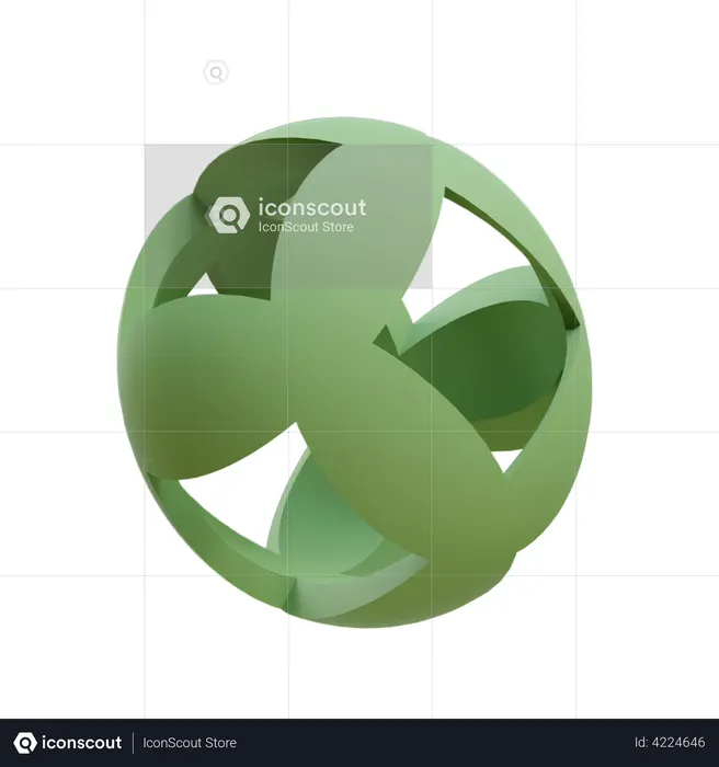 Boolean Egg  3D Icon