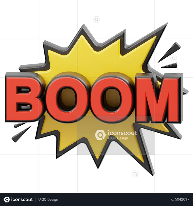 Boom  3D Icon