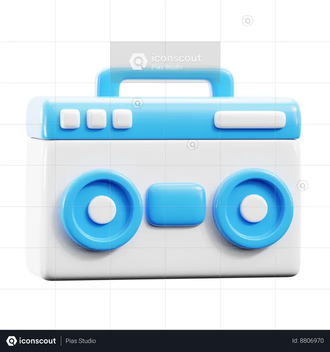 Boombox  3D Icon