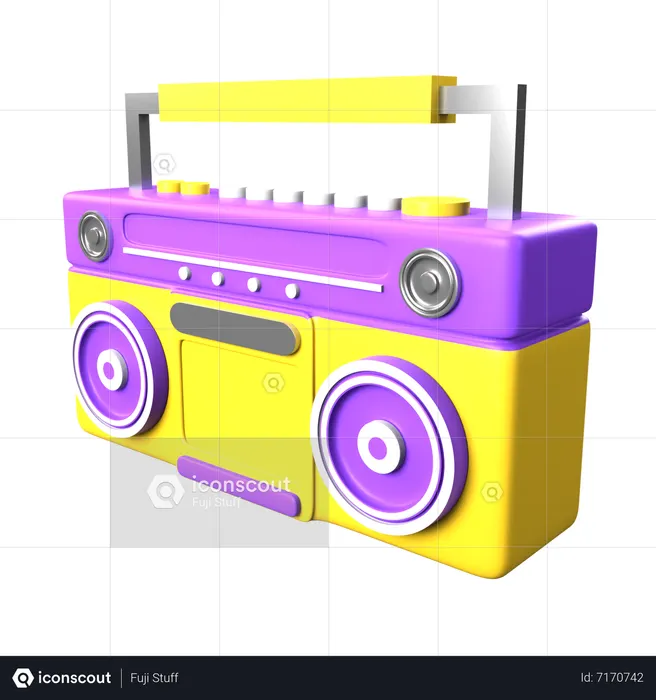 Boombox  3D Icon