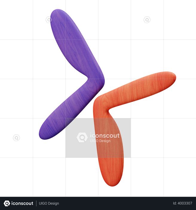 Boomerang 3D Illustration
