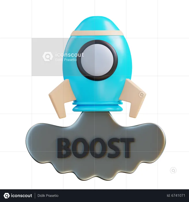 Boost  3D Icon