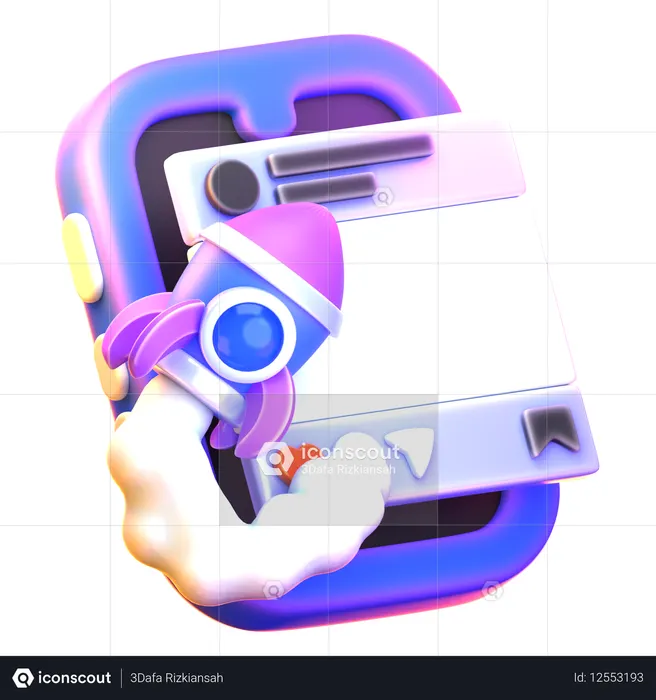 Booster le message  3D Icon