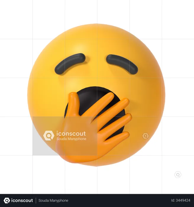 Boring Emoji 3D Emoji