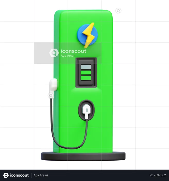 Station de charge  3D Icon