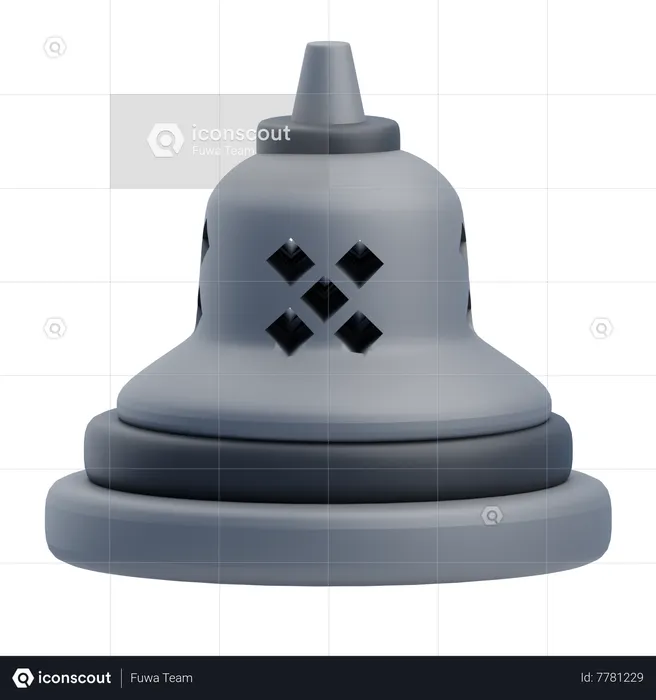 Borobudur Temple  3D Icon