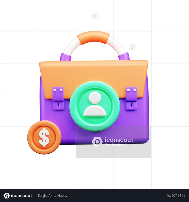 Borsa da lavoro  3D Icon