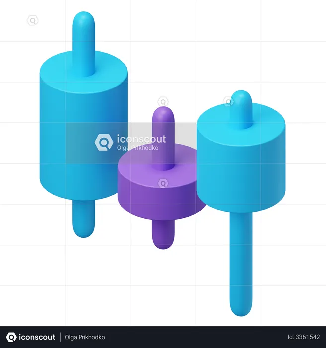 Börse  3D Illustration