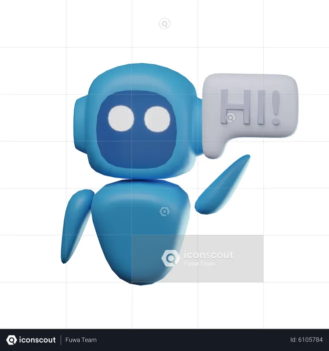 Bot Help  3D Icon
