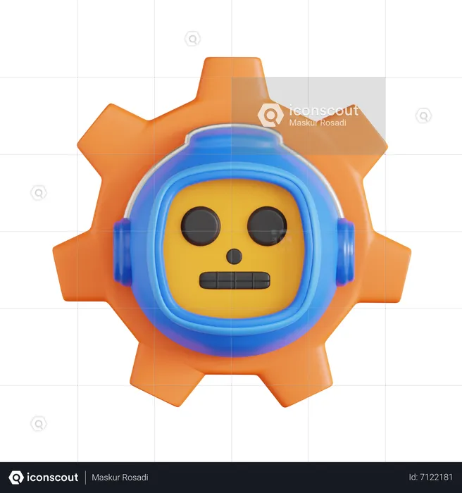 Bot Helper  3D Icon
