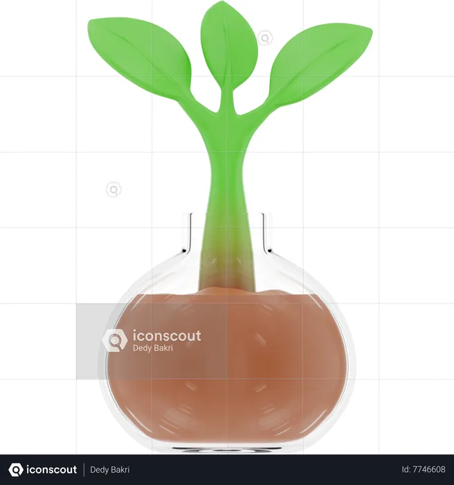 Botany Experiment  3D Icon