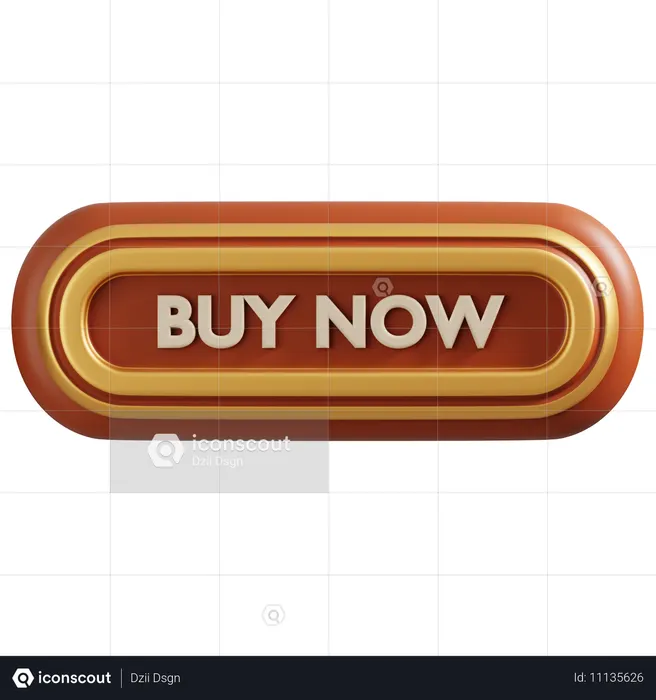 Botão comprar agora  3D Icon