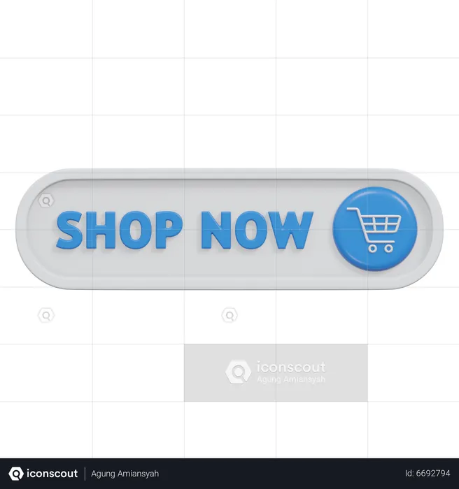 Botão comprar agora  3D Icon