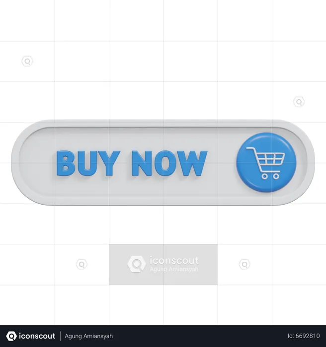 Botão comprar agora  3D Icon