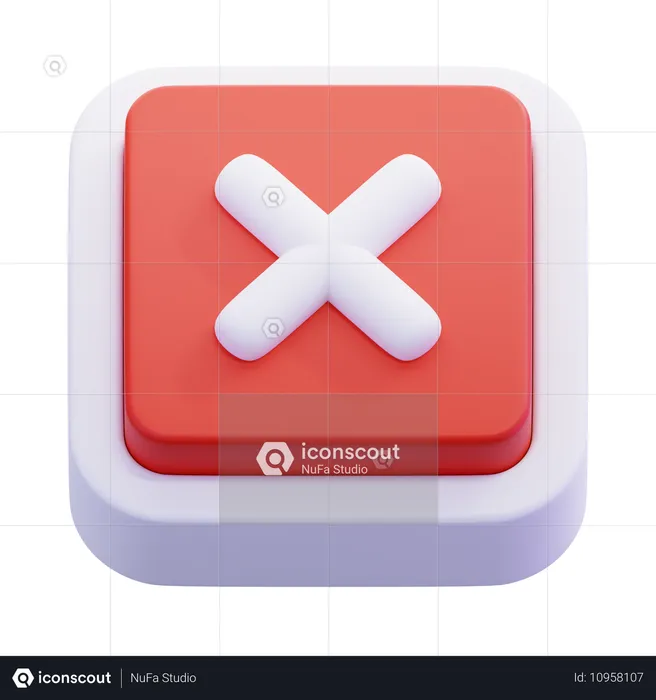 Botão de votação  3D Icon