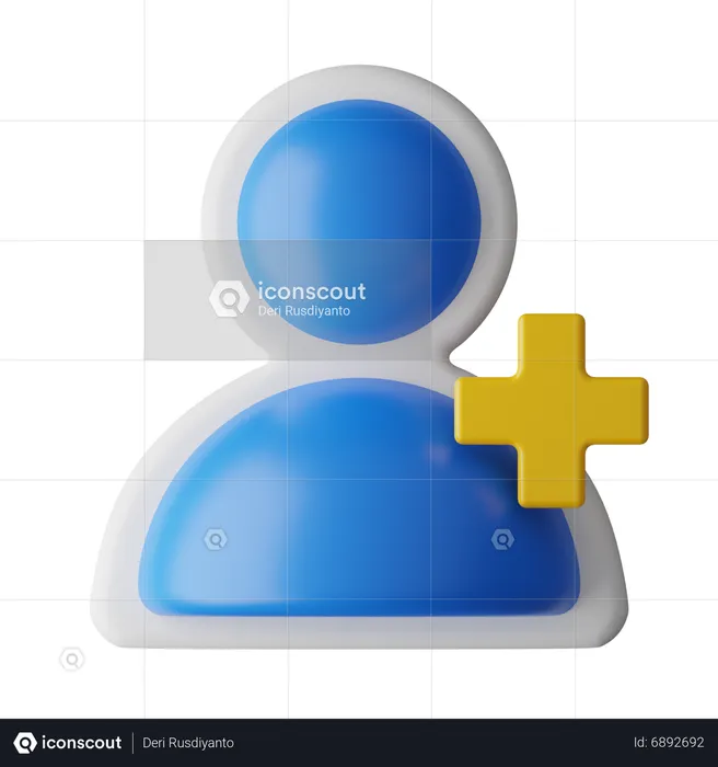 Botão Seguir  3D Icon