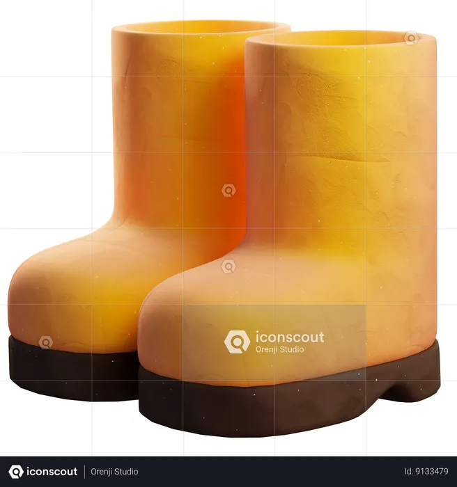 Botas  3D Icon