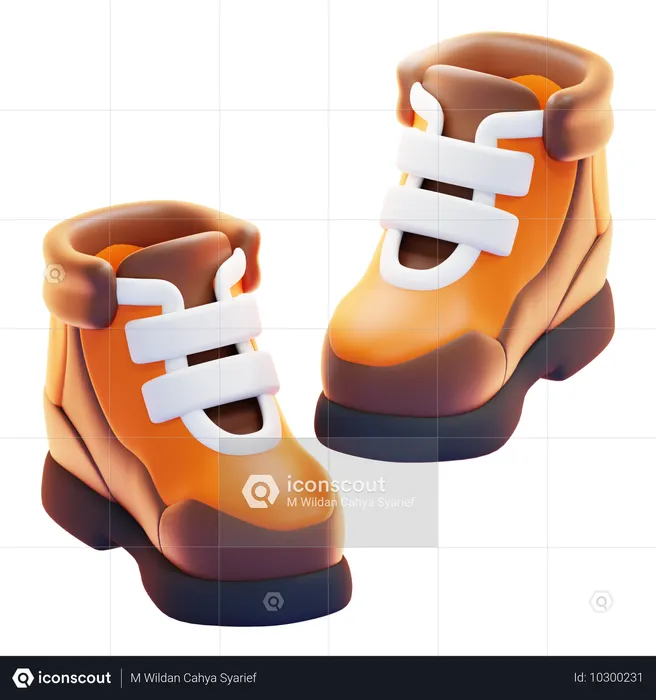 Botas  3D Icon