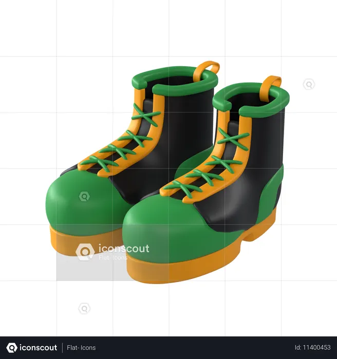 Botas  3D Icon
