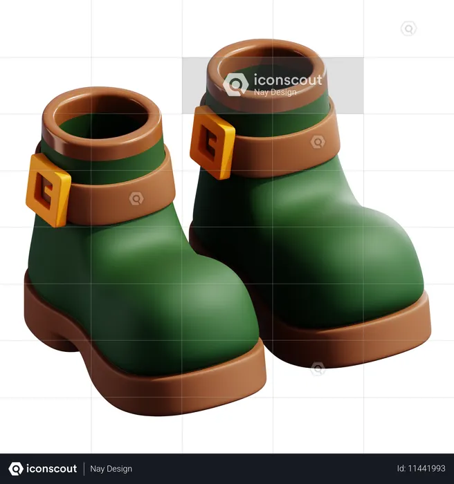 Botas  3D Icon