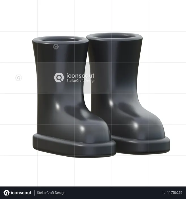 Botas  3D Icon