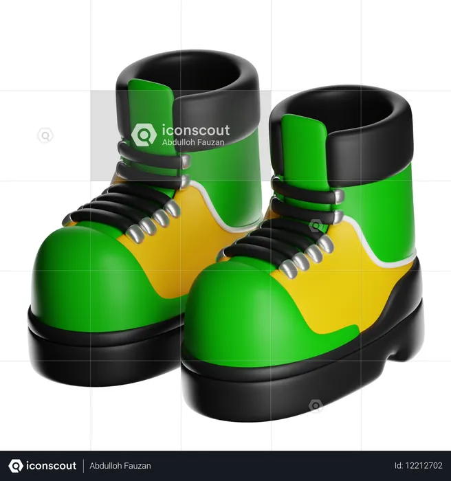Botas  3D Icon