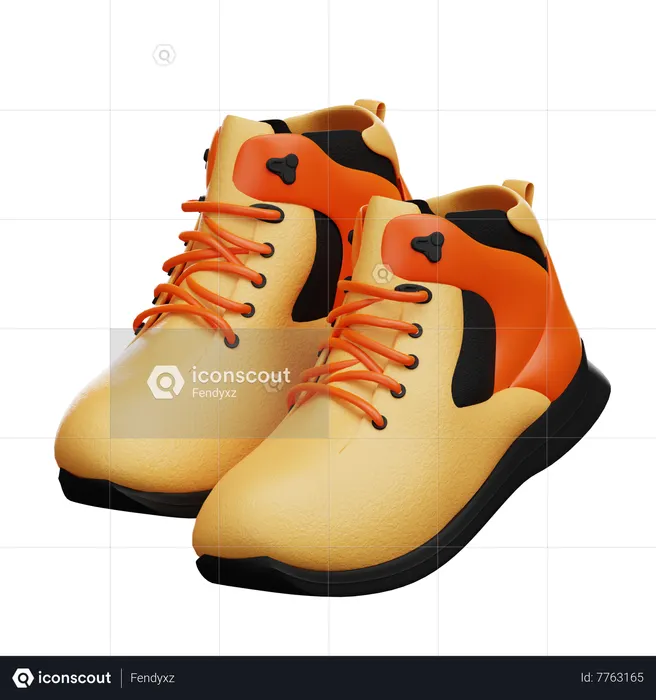 Botas  3D Icon