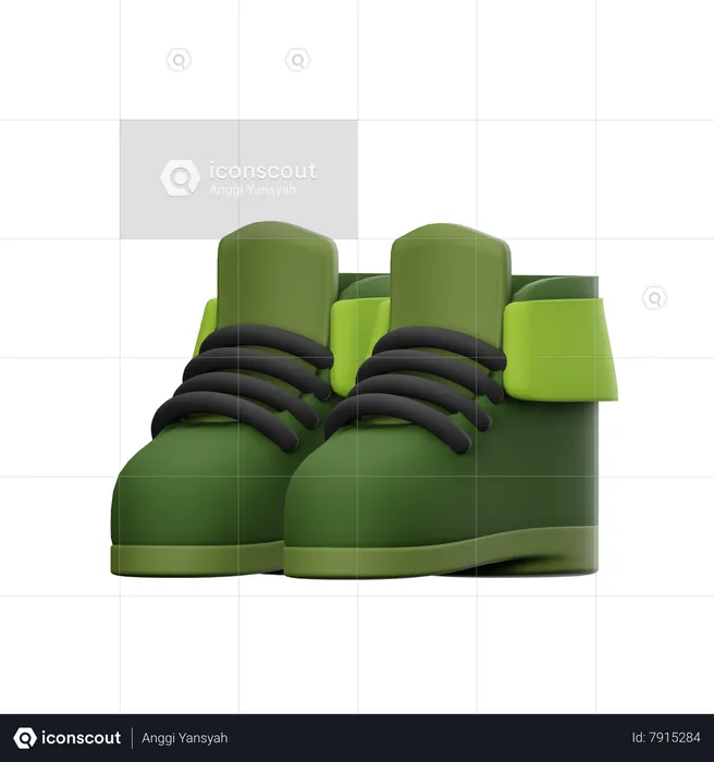 Botas  3D Icon