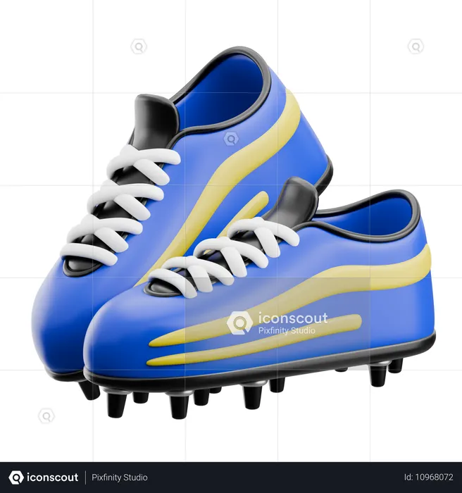 Botas de fútbol  3D Icon